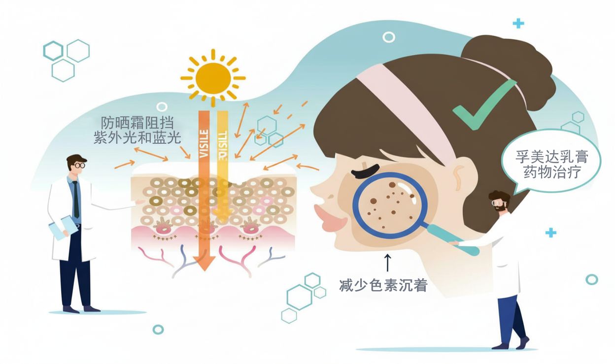 黄褐斑治疗期间用哪种防晒霜更好？